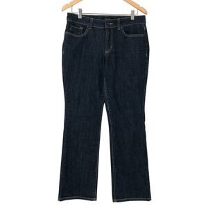 Nine West‎ Flare Jeans Women's Dark Rinse Wash Stretch Size 8/28 Denim